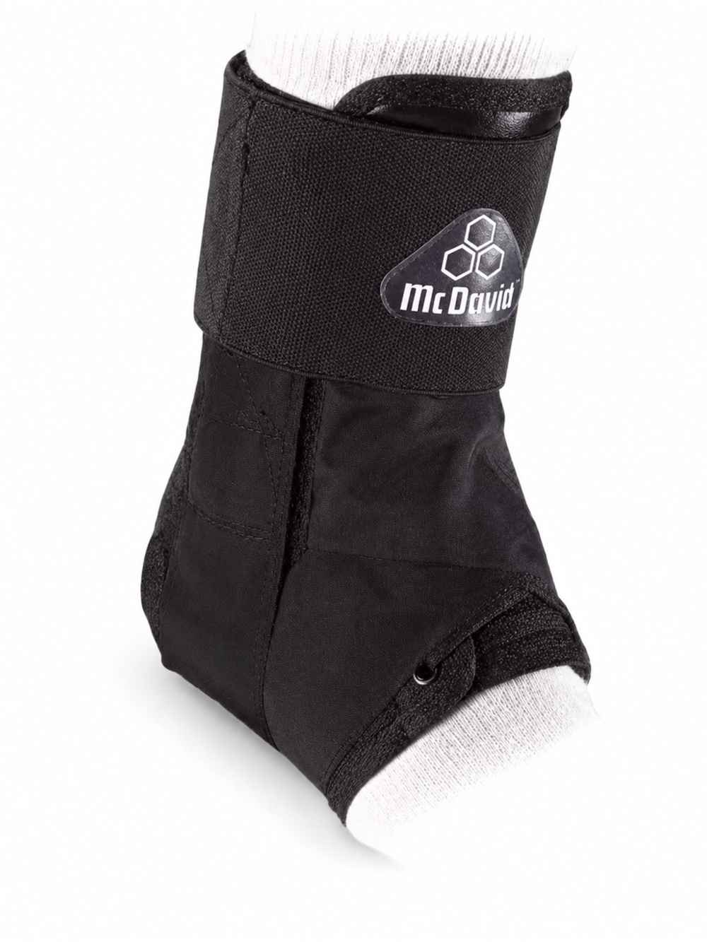 McDavid 195 Level 3 Lace-Up Ankle Brace w/ Dual Compression Straps Medium